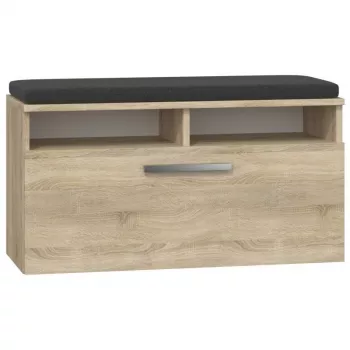 Uzavretý organizér na topánky Top e Shop RIVA SZAFKA SONOMA — dubový dekor, 850×460 mm, 16 mm drevotrieska