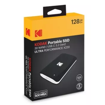 SSD disk Kodak 128 GB prenosný 2,5 palca 3.2 Gen2 X220