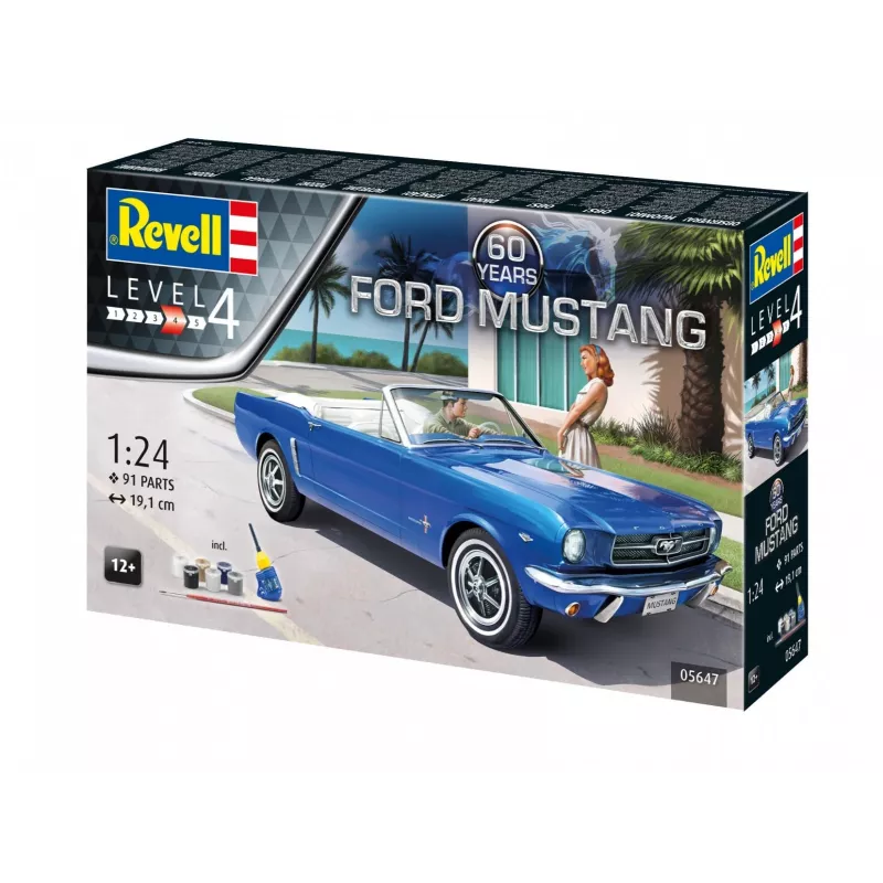 60th Anniversary Ford Mustang 1/24 darčekový set