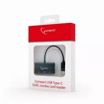 Čítačka kariet USB-C SDXC/Kombi/čierna