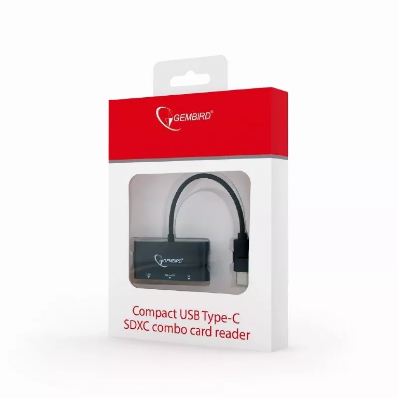 Čítačka kariet USB-C SDXC/Kombi/čierna