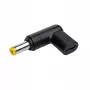 Akyga AK-ND-C01 nabíjací adaptér USB-C na DC 5,5 x 2,5 mm pre notebooky, 18,5-20 V, 100 W