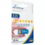 USB Nano 8 GB, USB kľúč modrý, USB-A 2.0, s funkciou kancelárskej sponky