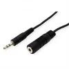 ROLINE predlžovací audio kábel - stereo mini jack konektor samec na stereo mini jack konektor samica