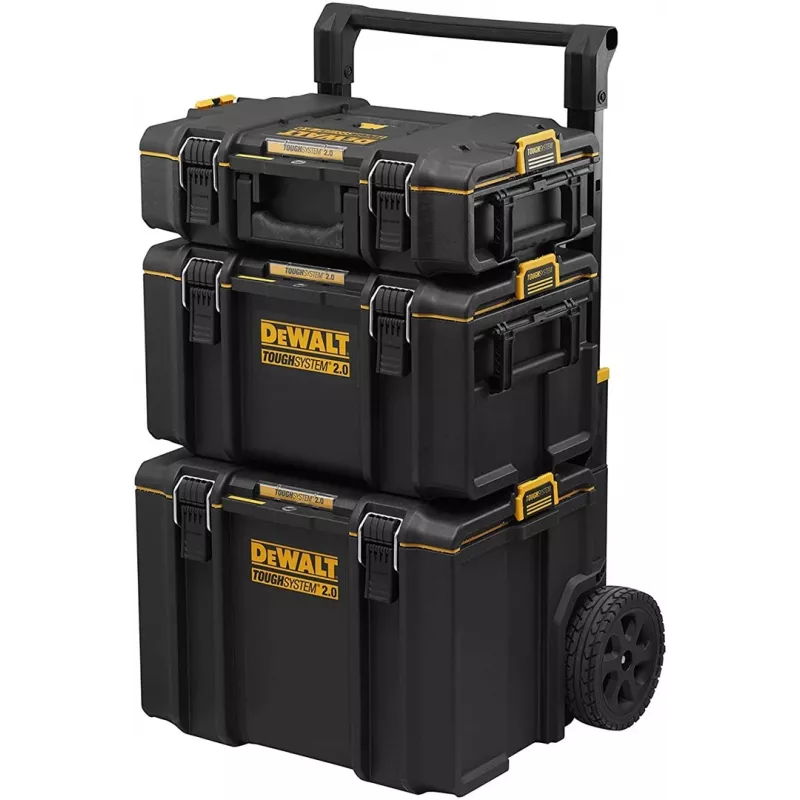 Box na náradie DeWalt DWST83402-1, čierny/žltý, 554×500×1150 mm