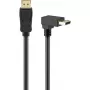 Goobay kábel DisplayPort zalomený o 90°, DisplayPort 2.0/2.1, 54 Gbit/s, 8K 144 Hz, 2 m
