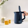Elektrická kanvica Tefal KO2M0410 — 1,7 L, 2400 W, modrá, ukazovateľ hladiny vody, filter proti vodnému kameňu