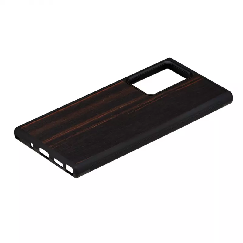 Ochranné puzdro Man and Wood pre Samsung Galaxy Note 20 Ultra — Ebony čierna