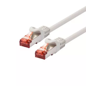 Sieťový kábel LOGON TCF66F015I RJ-45 Cat6a 1,5 m slonovinový