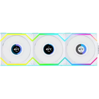 Lian Li UNI FAN SL Wireless LCD ARGB 120 mm biela balenie 3 ks