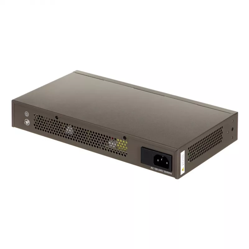 Neupravovaný switch TENDA TEG1024D 24-port Gigabit Ethernet, 48 Gbps, 8000 MAC tabuľka, modrý