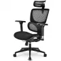 Kancelárska stolička Sharkoon OfficePal C40 — čierna, ergonomický dizajn, výškovo nastaviteľná