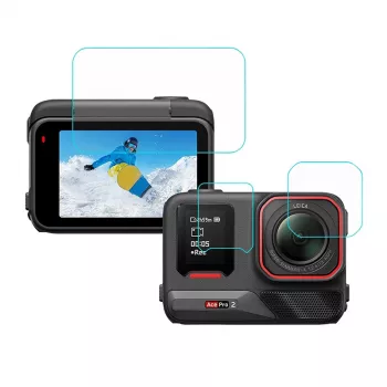 Puluz 3-in-1 ochranná fólia pre Insta 360 Ace Pro 2