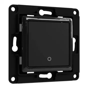 Svetelný vypínač Shelly Wall Switch 1 čierny
