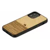 Ochranné puzdro Man and Wood pre iPhone 12 mini — Terra čierna