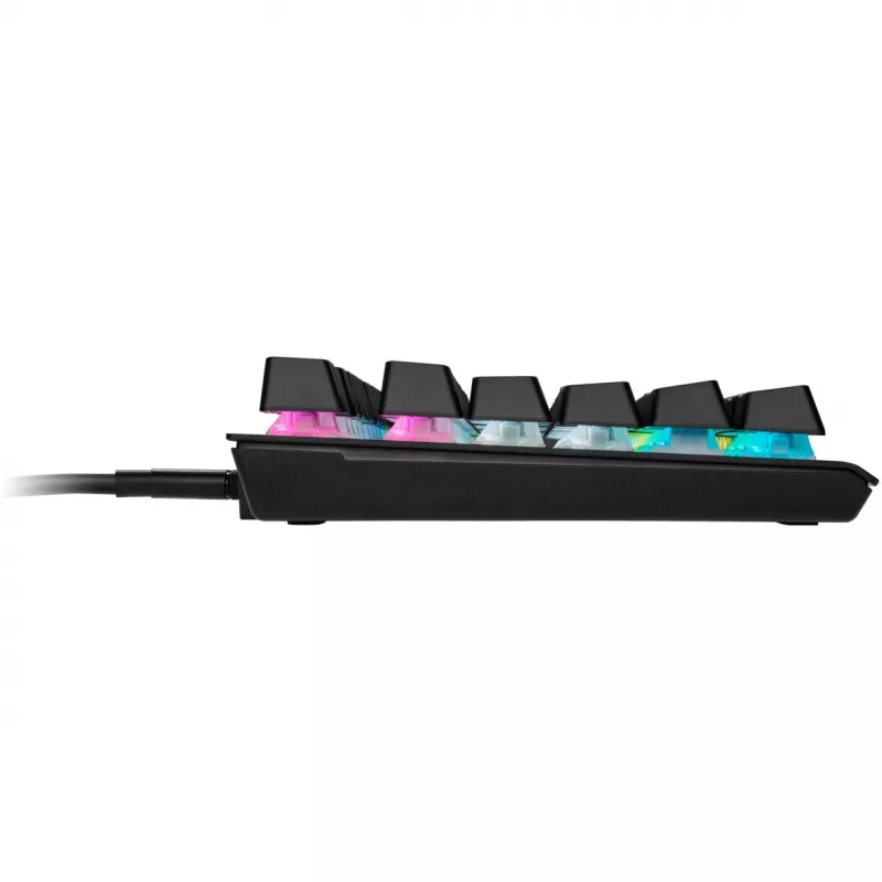 Corsair K60 PRO TKL optická mechanická herná klávesnica, spínače OPX, RGB, čierna