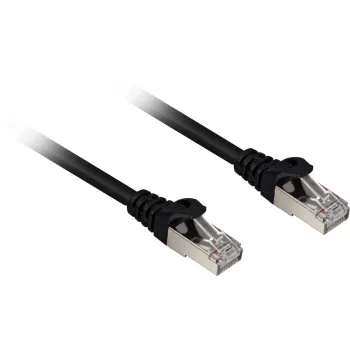 Sieťový kábel Sharkoon Cat.6a SFTP RJ-45 Cat6a 1,5 m čierny