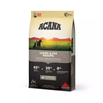 ACANA Dog Light & Fit Recipe - suché krmivo pre psov - 11,4 kg