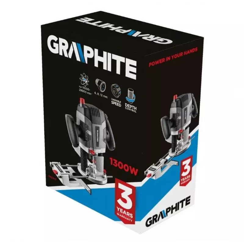 Vretenová frézka 1300W Grap344hite skľučidlo 6-12mm