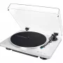 Remienkový audio gramofón Audio-Technica AT-LP70XBT strieborný biely plne automatický