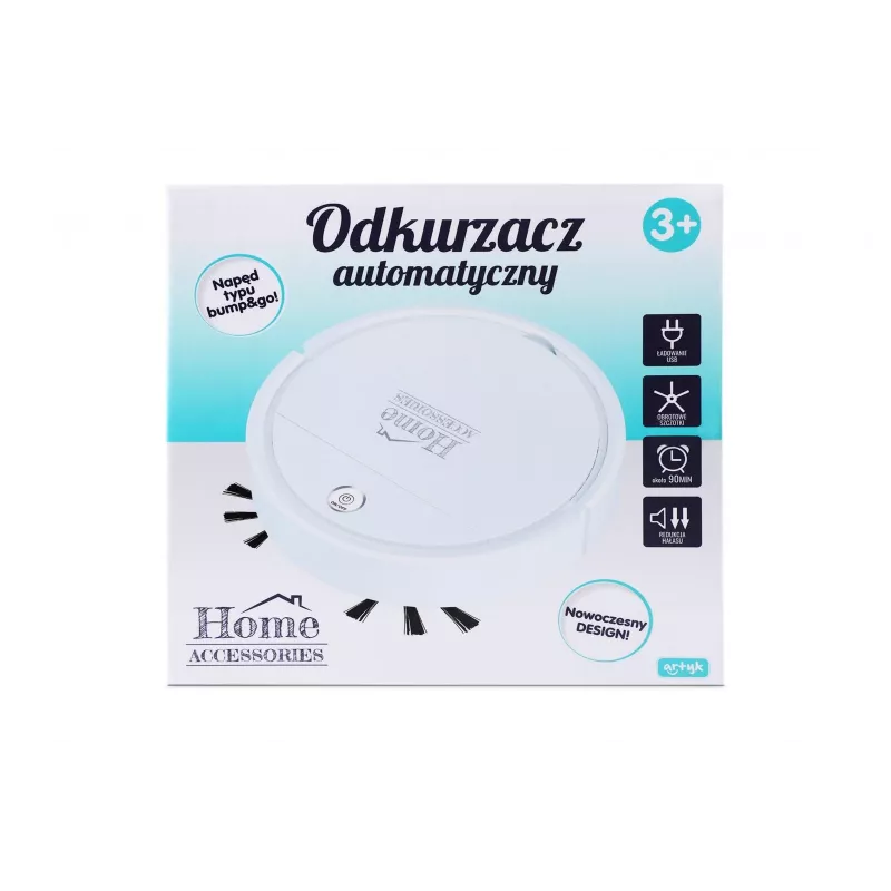 Robotický vysávač Artyk 171024 kompaktný dizajn silný sací výkon