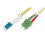 Optické vlákno patch kábel SC APC na LC PC Digitus DK-292SCA3LC-01 1m