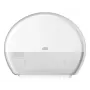 Dávkovač papierových utierok Tork Mini Jumbo Roll 132×345×275 mm, biely, MPN 555000