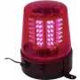 LED policajné svetlo EUROLITE 108 LED červená – výstražné svetlo pre zásahové vozidlá, 108 červených LED