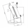 Sbox POS SWIWEL stojan na kreditné karty PTM-03
