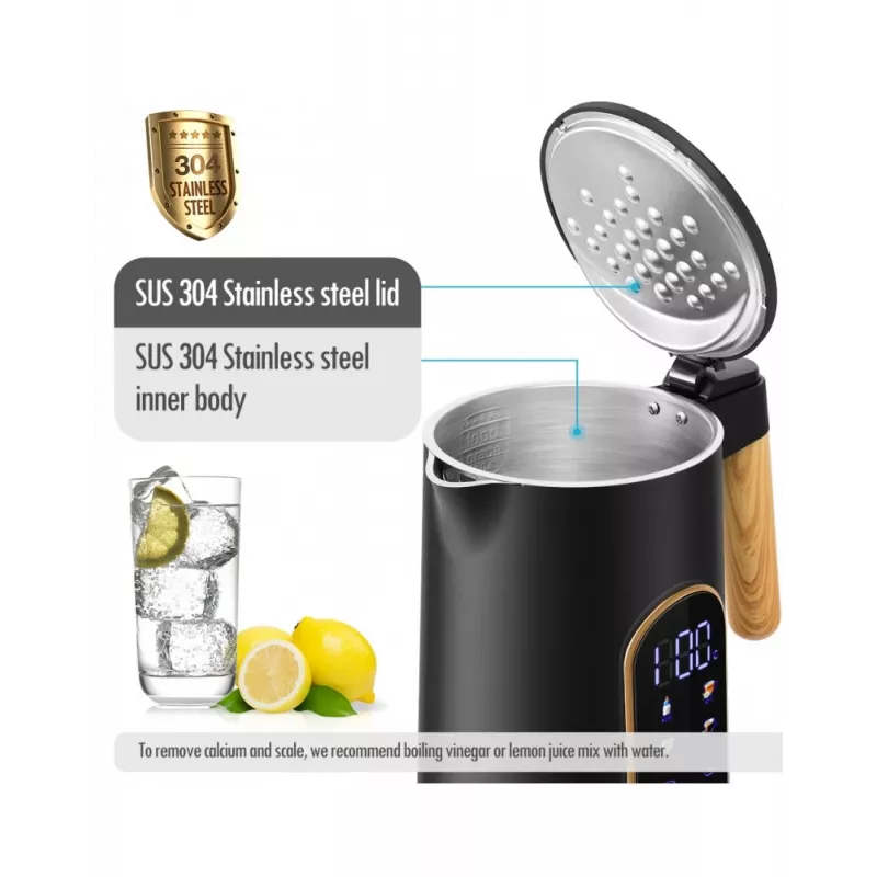 Elektrická kanvica Forme FKG-5017 1,7 l 2200 W strieborná