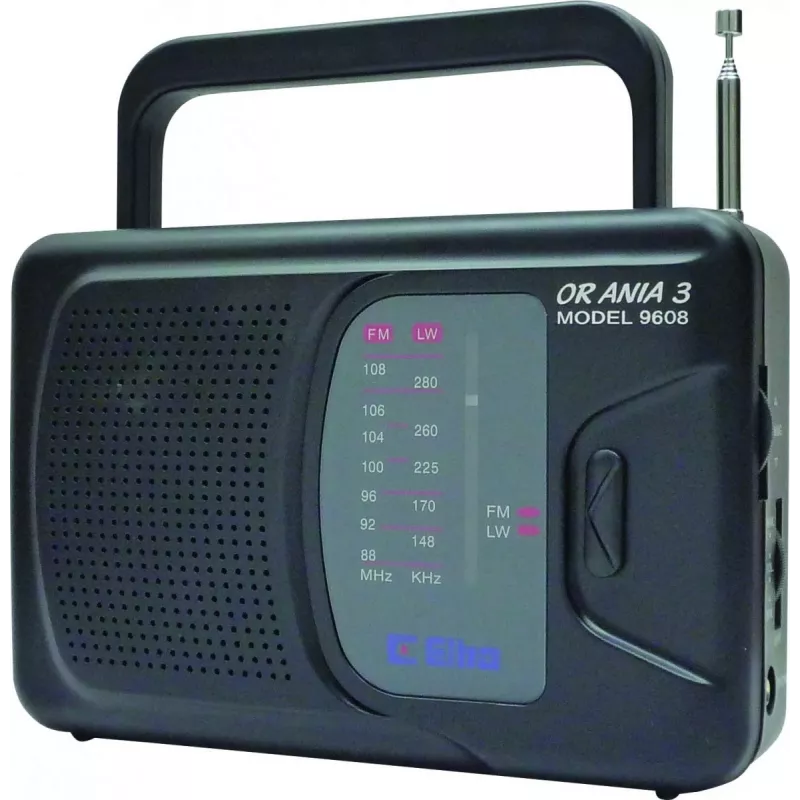 Rádio sieťové a batériové FM, LW Eltra Ania