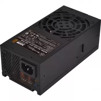 SilverStone TFX Series SST-TX300 - napájací zdroj (interný) - TFX12V / ATX12V 2,4 - 80 PLUS Bronze - AC 100-240 V - 300 W - Active PFC - čierny (SST-TX300)