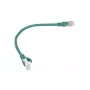 Patch kábel CAT.6 UTP LANBERG PCU6-20CC-0025-G — 0,25 m, RJ-45 konektor samec-konektor samec, CCA, 250 MHz, zelený, balenie 10 ks
