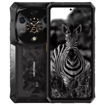 Odolný smartfón UleFone Armor 28 Ultra 5G — 16 GB RAM, 1 TB úložisko, čierna