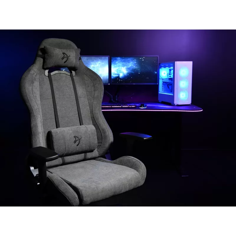 Herná stolička Arozzi Torretta SoftFabric ASH Ergonomický dizajn nastaviteľná