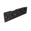 Ventilačný panel LANBERG AK-1506-B 19 palcov s 3 ventilátormi 230V čierny