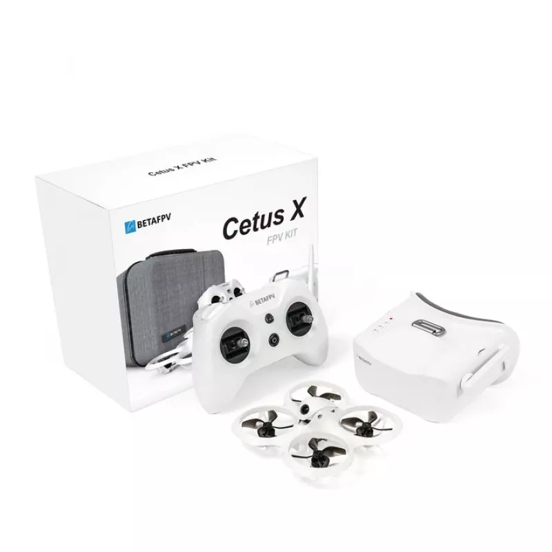 Dron BETAFPV Cetus X Kit ELRS – FPV dron pripravený na let s okuliarmi v balení