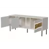 TV skrinka Cama INSERTO 3D 143,5x40x61,5 cashmere + LED