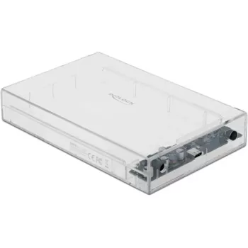 HDD/SSD puzdro DeLOCK 42623 transparentné 2,5/3,5 palca