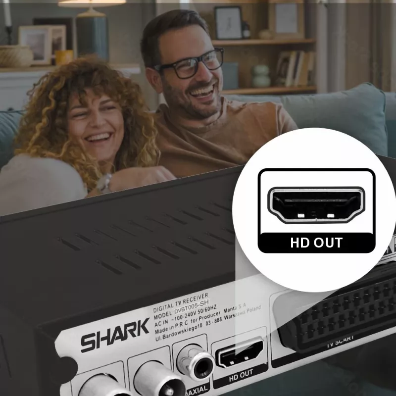 Digitálny TV tuner MANTA DVBT005-SH DVB-T/T2 podpora HEVC
