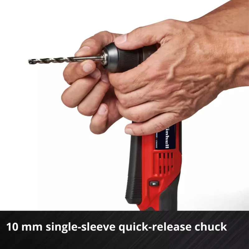Einhell TE-AD 18 Li Solo akumulátorová uhlová vŕtačka, Power X-Change, 18 V, 45 Nm, bez akumulátora a nabíjačky, červeno-čierna