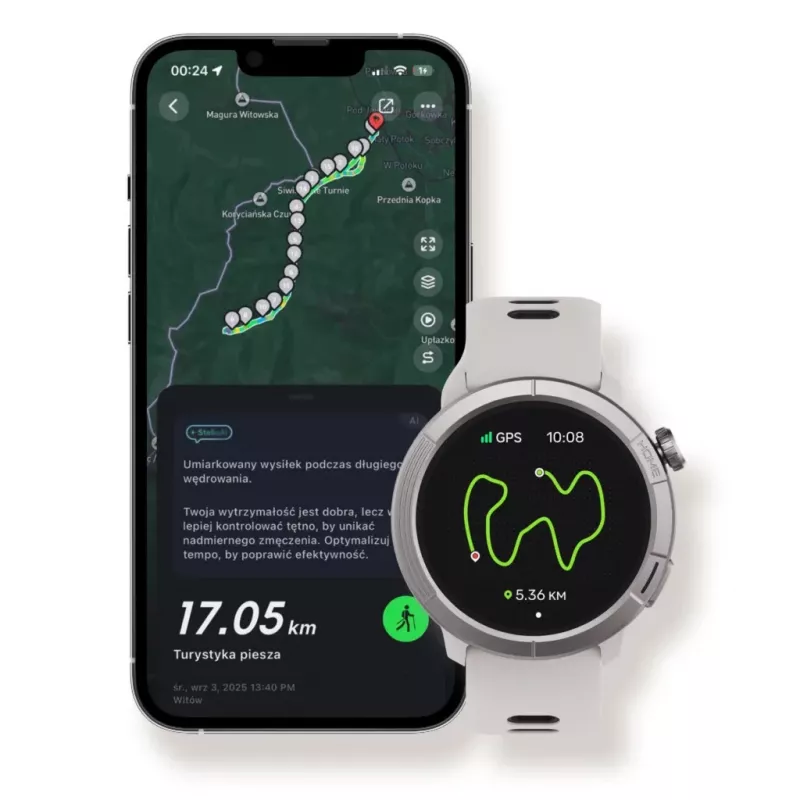 Stelio Smartwatch Activ Pro GPS model STSWA102TN, 46 mm titánové puzdro