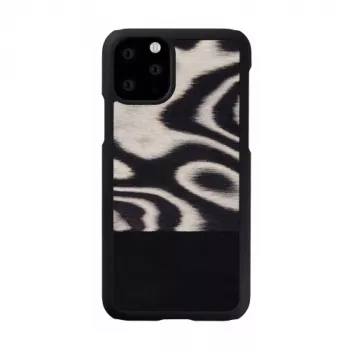 Puzdro na smartphone man and wood pre iPhone 11 Pro – leopard čierne ochranné puzdro