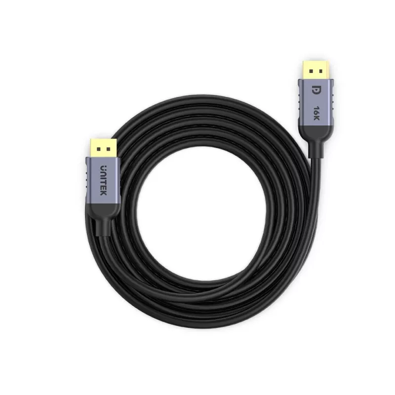 UNITEK C1628GY01-5M DisplayPort kábel, čierny/sivý