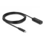 USB kábel DeLOCK 80027 3 m USB-C čierny