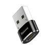 Baseus USB konektor samec na Type-C konektor samica adaptér konvertor čierny