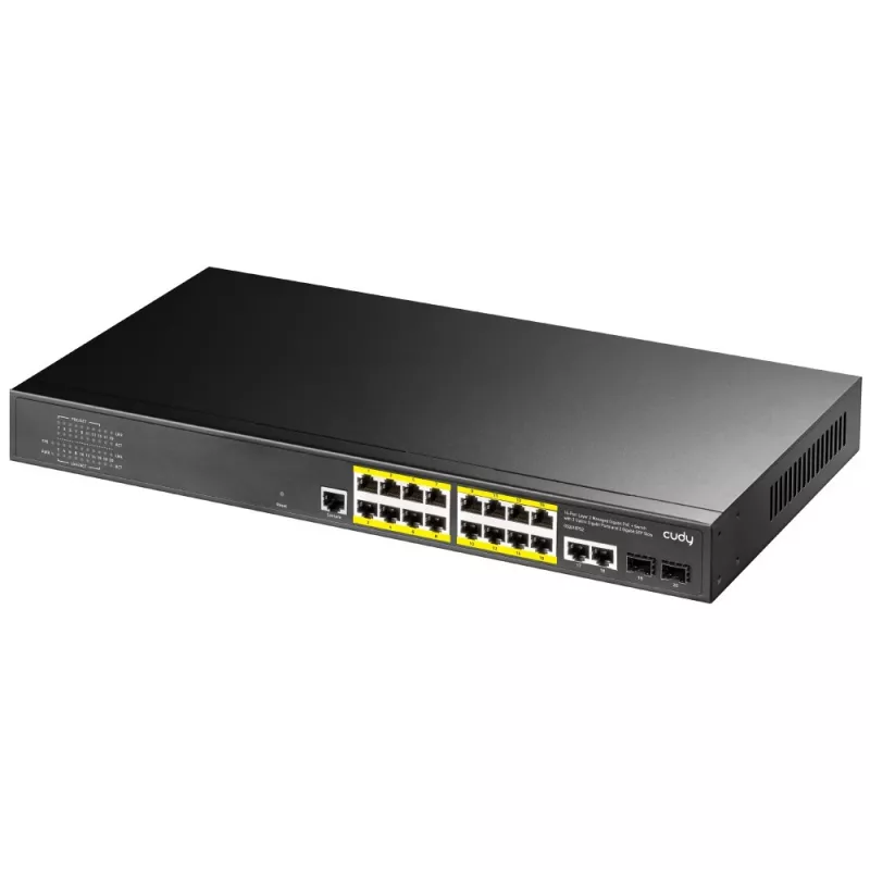 Riadený L2 Gigabit Ethernet switch Cudy GS2018PS2 16 portov PoE