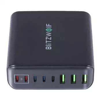 Nástenná nabíjačka Blitzwolf BW-S26 250W (čierna)