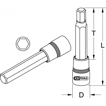 Sada nástrčných kľúčov KS Tools 911.1330 1/2