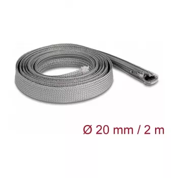 Ochranná hadica na káble DeLOCK 20830 sivá 1,5 cm
